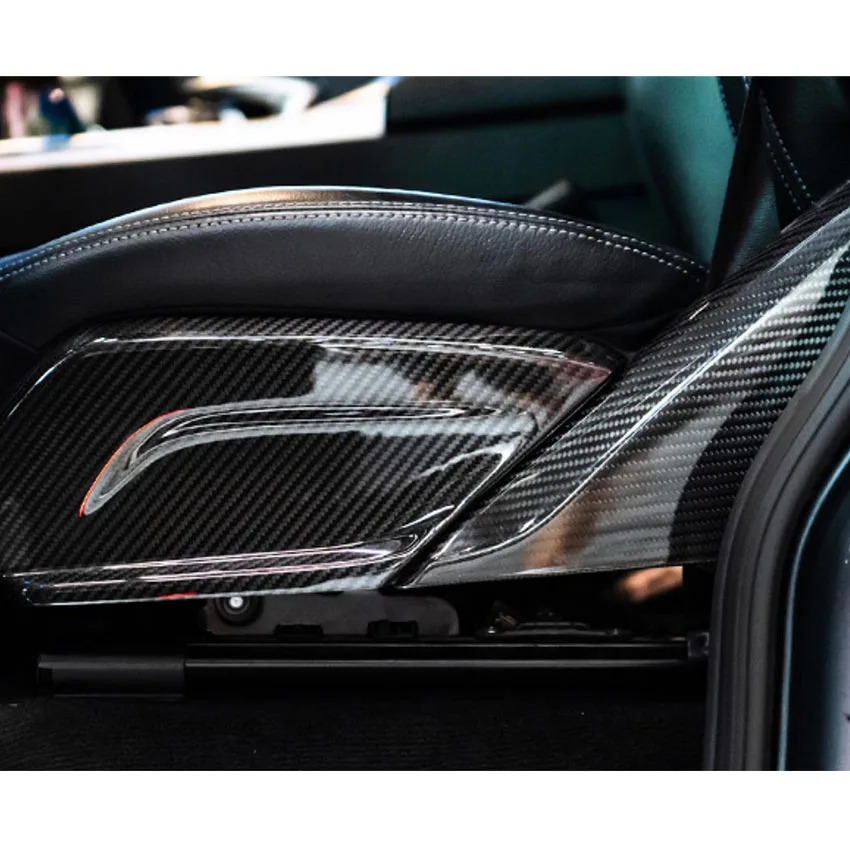 For  G63 W465 2025 Dry Carbon Fiber Seat Side Trim Panel G63 G500 G550 W465 G63 Carbon Interior Accessories